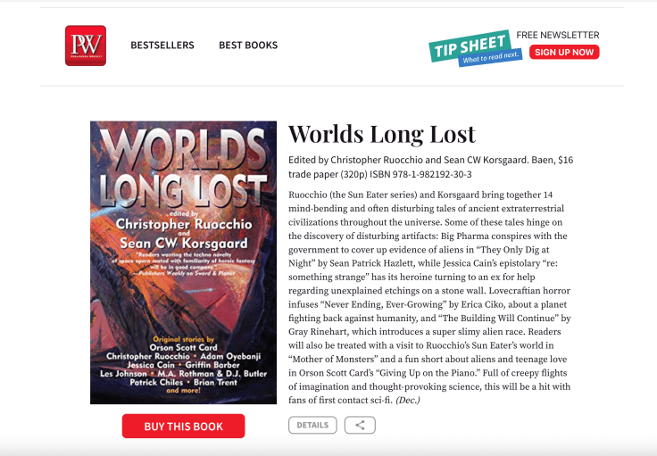 Read Cosmic Horror by Erica Ciko from Baen Books today!